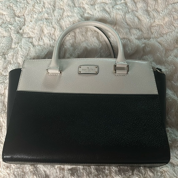 Kate Spade black & white tote bag - Picture 1 of 5